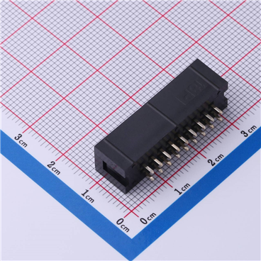 IDC连接器 2.54mm 每排P数:9 排数:2 KH-2.54PH180-2X9P-L8.9